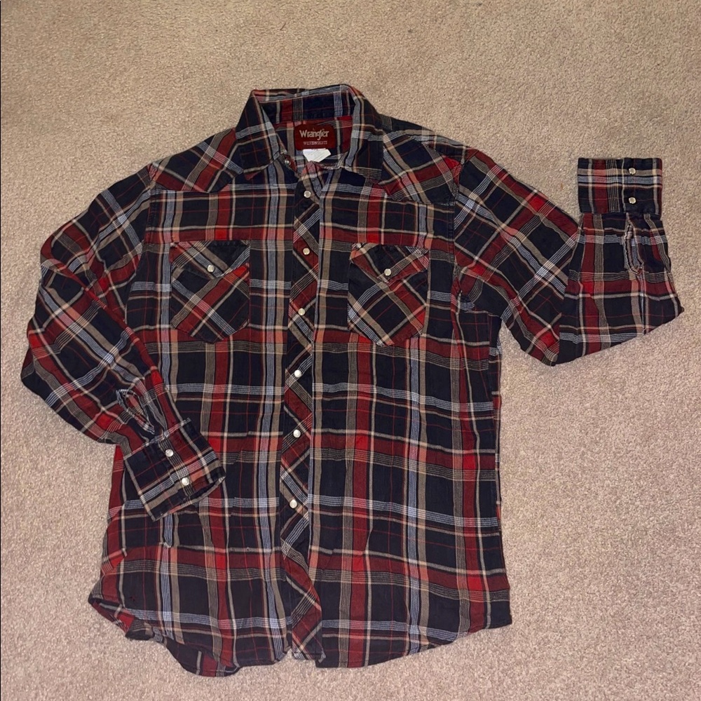 Wrangler western shirt size L